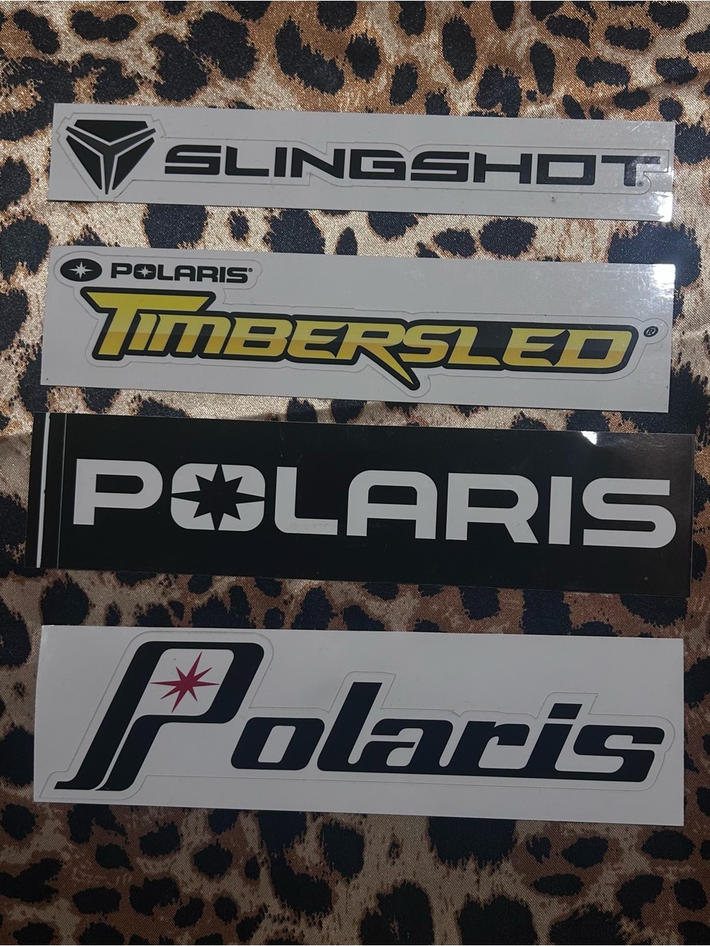 Polaris Branded 8” Stickers - 4 Pack